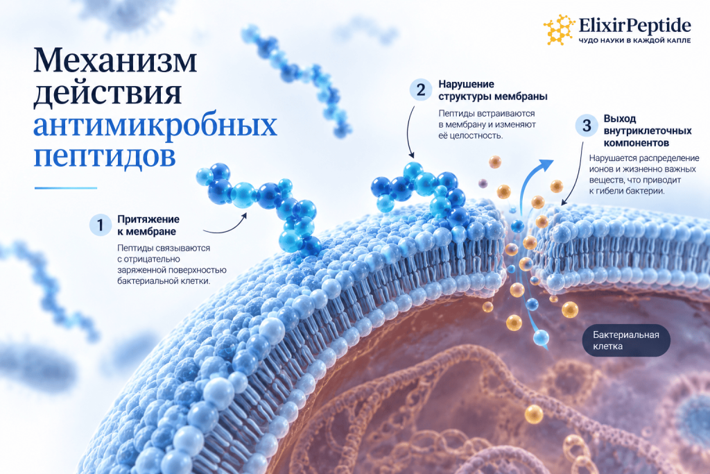 Механизм действия антимикробных пептидов.png Механизм действия антимикробных пептидов.png